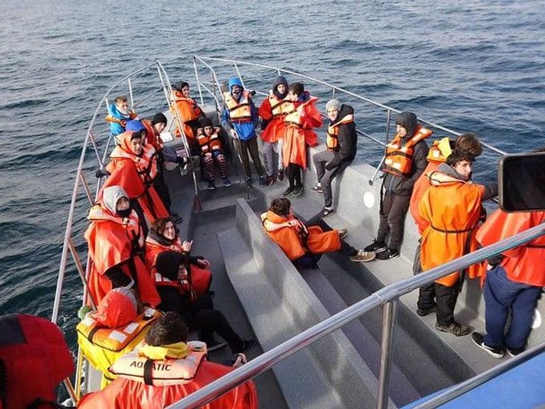 Viaje a Madryn - Lancha