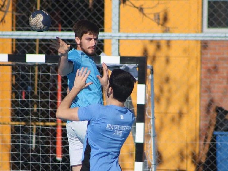 Visita selección de handball
